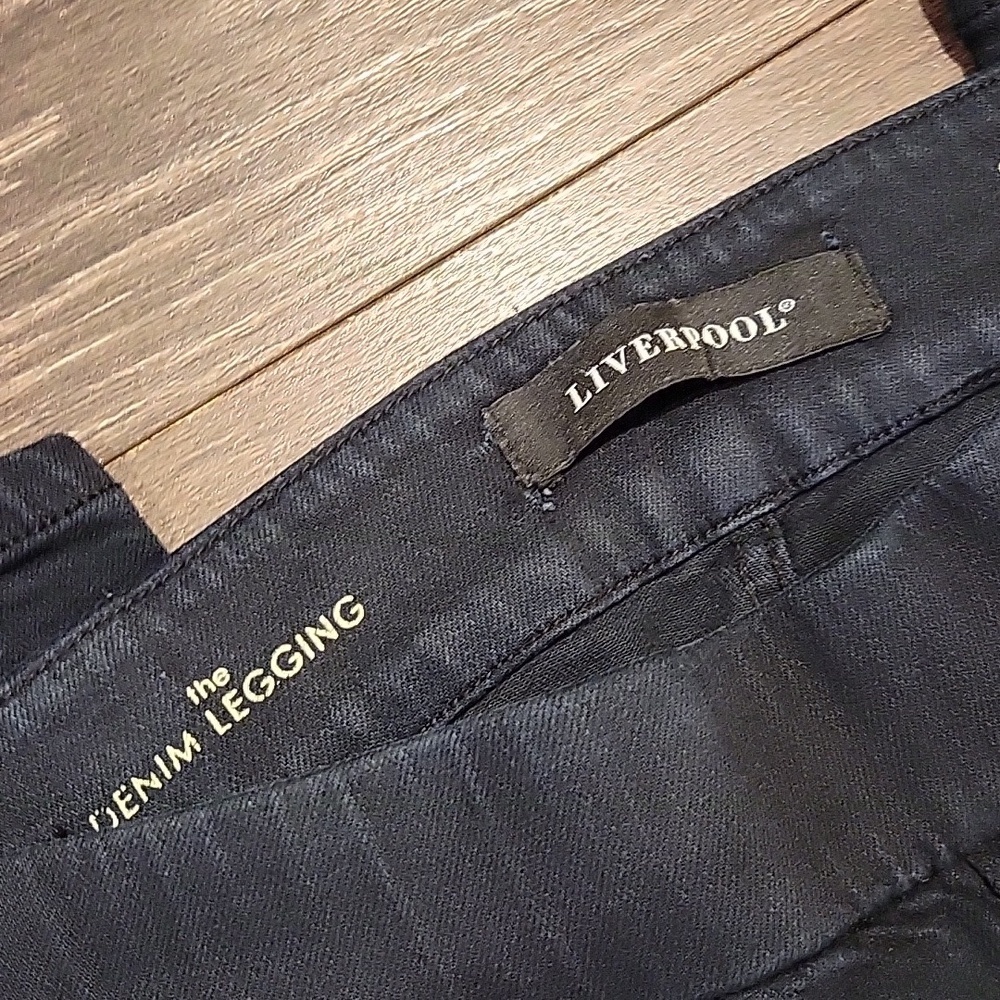 ❤️ LIVERPOOL JEANS COMPANY PULL ON DENIM SKINNY LEGGING JEANS, 2 (26) - Picture 3 of 5